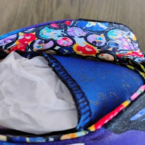 Sonic Big Boy's High Top Sneakers Size 6 Blue&Black Logo Print NWT - Picture 10 of 12